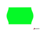 Этикет-лента 22×12 мм, волна, зеленая, комплект 5 рулонов по 800 шт., BRAUBERG. 123575