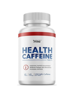 Кофеин CAFFEINE 200 МГ (60 таблеток) HEALTH FORM