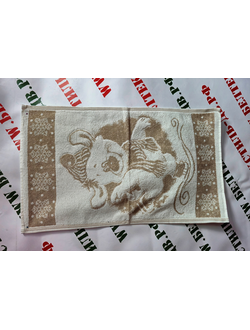 Полотенце махровое "Коньки", арт. 6с104.511ж2, 40*67