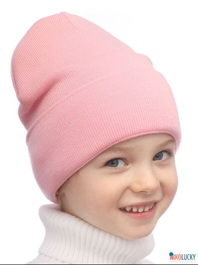 Шапка 22202-01 розовый 48-52
