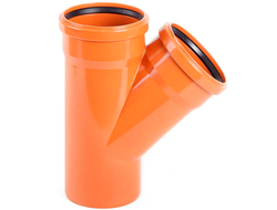 160 тройник на 160 угол 45 ПП наруж
