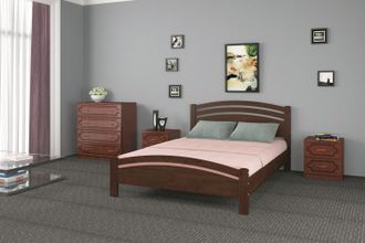 Кровать КАМЕЛИЯ-3 (Браво мебель) (Размер и цвет - на выбор)