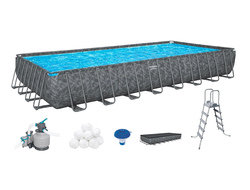 Морозоустойчивый каркасный бассейн Bestway APX 365, 956x488x132 см (561KJ)