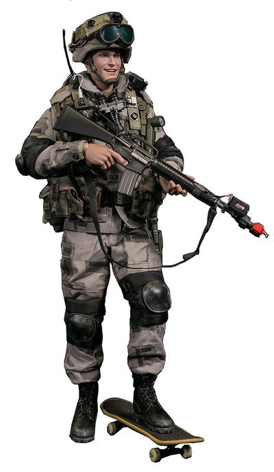 Американский морпех - младший капрал Скотт - ФИГУРКА 1/6 scale Operation Urban Warrior ‘99 - Marine Corps urban warfare exercises in Oakland “Lance corporal Scott” (78079) - DAMTOYS