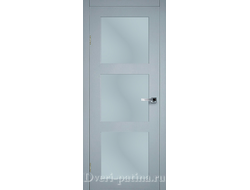 Дверь межкомнатная Нео 3, три матовых стекла