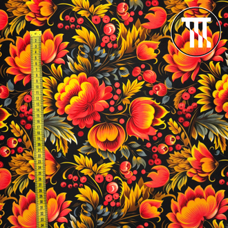 Бифлекс матовый принт Хохлома 2 (Панура)