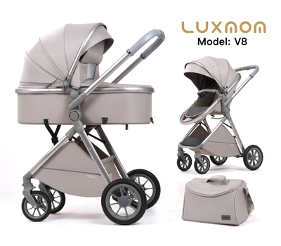 Детская коляска 2 в 1 Luxmom V2 Бежевый