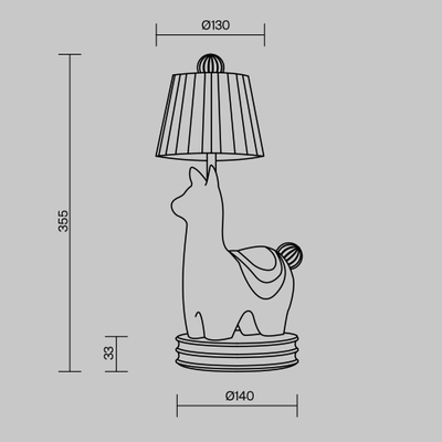 Настольный светильник Senor Alpaca, MOD377TL-L5W3K