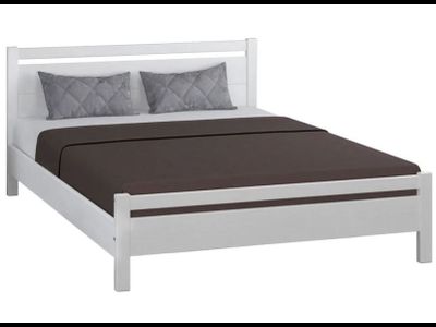 Кровать Вероника 1 белый античный  (Браво)