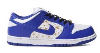 Nike SB Dunk Low Supreme Stars Hyper (Синие) фото