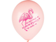 Шары надувные Пастель PINK&WHITE Фламинго Пожелания 5шт M 12/30см