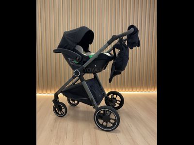 Детская коляска 3 в 1 Luxmom 560 Черный