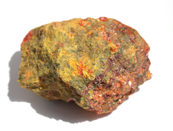 Аурипигмент, Реальгар, коллекционный образец (77*55*45 мм, 263 г) №6418