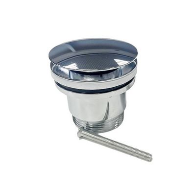 Донный клапан для ванн без переливного отверстия хром