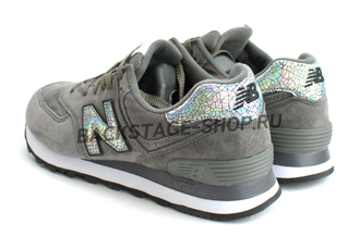 Кроссовки New Balance 574 Gray замша