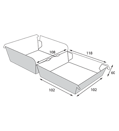 Упаковка для бургеров (BURGER M)