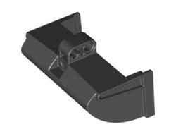 Technic Digger Bucket 5 x 7 x 4 1/2 Clamshell with Pin Hole and Axle Hole, Black (18943 / 6109280 / 6262893)