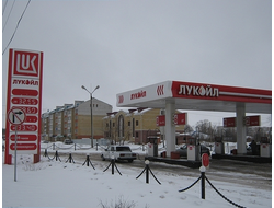 Реклама на АЗС в городе Железнодорожный