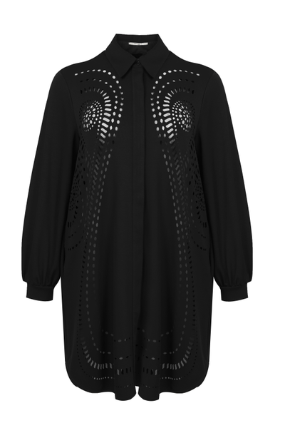 Нарядное платье из гипюра фиолет