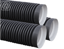 Труба гофрированная двухслойная с раструбом SN8 - SN9 400/343