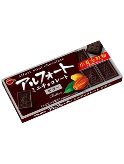 Печенье в тёмном шоколаде Bourbon Alfort Bitter Chocolate (12 шт, 60 г)