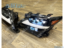 Фары Lexus LX 570 12-15 стиль LX600 бегающие