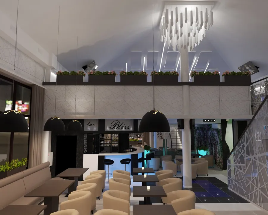 Дизайн кафе в городе Лангепас