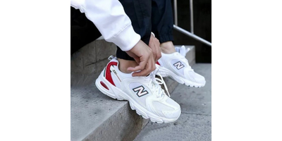 New Balance 530 Белые с красным