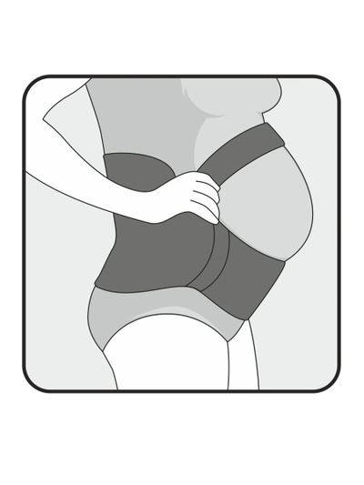 Купить бежевый бесшовный бандаж для беременных 3648 ФЭСТ