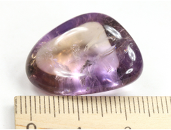 Аметрин, галтовка, Боливия (25*19*13 мм, 8 г) №38340