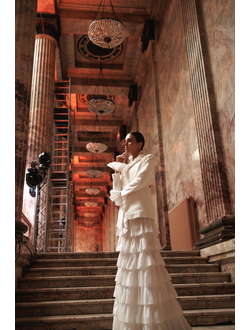 Образ жакет с жемчугом