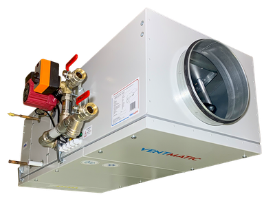 VMPU-W-FR-500-1 УСТАНОВКА ПРИТОЧНАЯ КОМПАКТНАЯ С ФРЕОН. ОХЛАЖДЕНИЕМ 500м3/ч, ВОДЯНОЙ НАГРЕВ,  1 фаза 230В