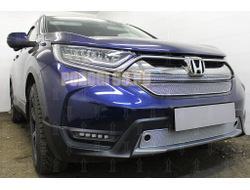 Защита радиатора Honda CR-V V 2016- chrome низ PREMIUM
