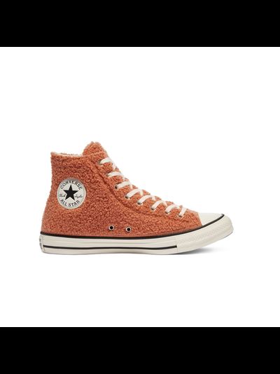 Кеды Converse Chuck Taylor All Star Cozy Club Ginger Rose коричневые высокие 170016c