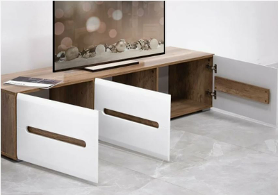 Наоми Тумба ТБ-17 (1802*408*460мм), дуб каньон/белый глянец