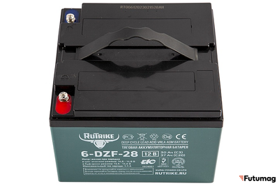 Тяговый аккумулятор RuTrike 6-DZF-28 (12V28A/H C3)