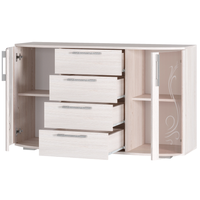 Флорида Комод (лдсп) (Ясень белый), Ш1300хВ770хГ446