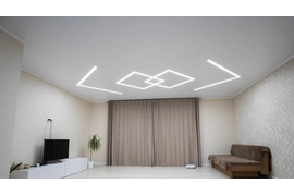 СВЕТОВЫЕ ЛИНИИ НА НАТЯЖНОМ ПОТОЛКЕ