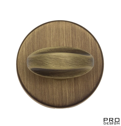 Фиксатор поворотный на круглом основании Fratelli Cattini WC 7-BY матовая бронза