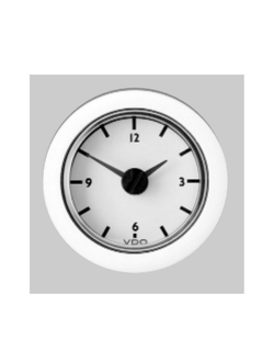 Часы кварцевые судовые VDO Marine Ocean Line N03 270 602 белые 52 мм 12/24 В