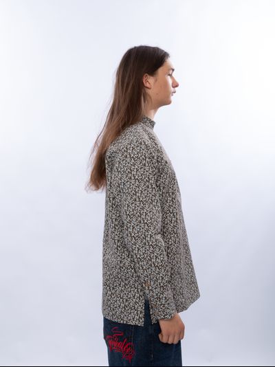 Косоворотка современная из крапивы "Богатырская, лён"