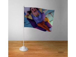 Флажок настольный Привет Сосед/ Hello Neighbor №8