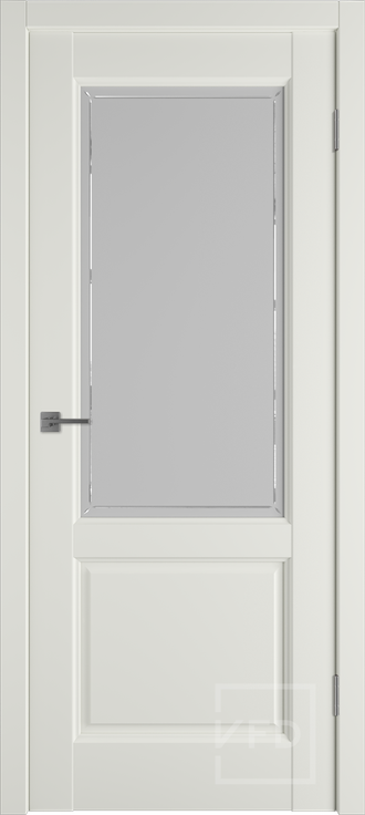 Дверь ПО EMALEX Elegant 2 midwhite crystal cloud