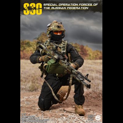 ПРЕДЗАКАЗ - Пулеметчик ССО РФ - Коллекционная ФИГУРКА 1/6 scale Special Operation Forces of The Russian Federation (SSO) (26075С) - Easy&amp;Simple ?ЦЕНА: 26300 РУБ.?