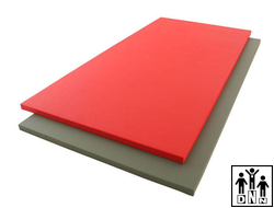 Татами Стандарт ППЭ, 5 см, верх Judo, низ Антислип Ромб, 160 кг/м3