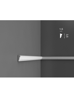 Молдинг PX117 - 3,5*1,5*200см