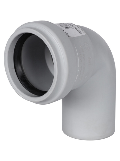 Отвод канализационный STOUT D 58х87,5° бесшумный (Арт. SKB-0009-005887)