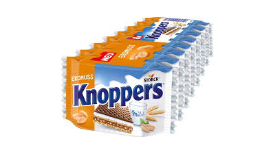 Немецкие вафли Knoppers Peanut Butter