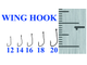 Крючки Silver Stream Wing Hook (10 шт) №18