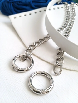 Карабин-кольцо 10 шт для сумок D 28 мм Фурнитура